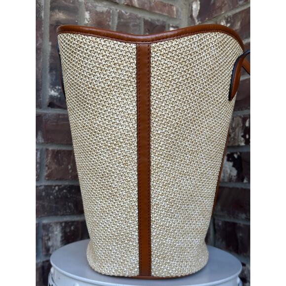 Louis Vuitton Saint Jacques NM Handbag Raffia and Leather 54429 - Picture 3 of 16